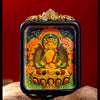 Tibetan Tsa-Tsa Thangka Pendant — Hand-Painted Deity Box Necklace Buddha Tibet