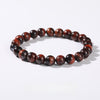 Natural Tiger Eye Bead Bracelet — 5 Grades From 1A to 5A, Plus Diamond-Cut Faceted
