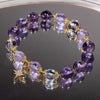 Natural Amethyst 8mm Bead Bracelet — Genuine Stone, Simple & Wearable Buddha Tibet