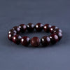 Red Sandalwood Meditation Bracelet with Pixiu Bead — Peace and Focus