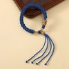Tibetanisches handgewebtes Armband – Zehn Glücks-Kordelmuster