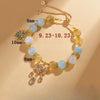 Zodiac Crystal Bracelet — Fresh-Style Natural Stone Bead Bracelet by Birth Sign