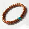 Buddha Tibet Olive Pit Bracelet - Nature-Inspired Accent Series