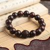 Red Sandalwood Meditation Bracelet with Pixiu Bead — Peace and Focus