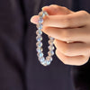 Natural Blue Moonstone Bracelet 8mm — Collector-Grade Crystal with Ice-Clear Glow Buddha Tibet