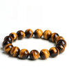 Lightning Yellow Tiger Eye Bracelet — Natural Chatoyant Beads, Player-Favorite Cut