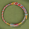 Five - Color Feng Shui Knot Bracelet — Traditional Lucky Rope Charm for Protection & Good Fortune - BlueBuddha Tibet