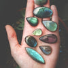 Buddha Tibet Labradorite Teardrop Necklace - Clarity & Intuition