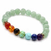 7 Chakra Bead Bracelet — One Stone for Every Center That Needs Reminding - Green AventurineBuddha Tibet