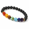 7 Chakra Bead Bracelet — One Stone for Every Center That Needs Reminding - Lava StoneBuddha Tibet