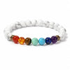 7 Chakra Bead Bracelet — One Stone for Every Center That Needs Reminding - White TurquoiseBuddha Tibet