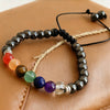 7 Chakra Bracelet - Health & Meditation Healing - Buddha Tibet xd00079