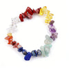 7 Chakra Crystal Chip Bracelet — Natural Stones from Root to Crown - Buddha Tibet xd00114
