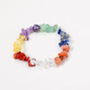7 Chakra Crystal Chip Bracelet — Natural Stones from Root to Crown - Buddha Tibet xd00114