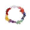7 Chakra Crystal Chip Bracelet — Natural Stones from Root to Crown - Buddha Tibet xd00114