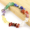 7 Chakra Crystal Chip Bracelet — Natural Stones from Root to Crown - Buddha Tibet xd00114