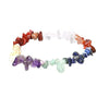 7 Chakra Crystal Chip Bracelet — Natural Stones from Root to Crown - Buddha Tibet xd00114