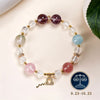 Zodiac Multi-Stone Crystal Bracelet — Natural Gemstone Bead Bracelet by Birth Sign