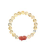 Yellow Citrine Pixiu Bracelet Collection — Natural Asai Crystal Charms For Wealth & Protection