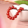 7A Agate Bracelet - Five Colors, Four Sizes - 7A Red Agate6mmBuddha Tibet
