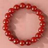 7A Agate Bracelet - Five Colors, Four Sizes - 7A Red Agate6mmBuddha Tibet