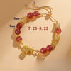 Zodiac Crystal Bracelet — Fresh-Style Natural Stone Bead Bracelet by Birth Sign