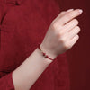 Red Rope Cinnabar Bead Bracelet — Knotted Lucky Charm for Prosperity & Protection - Joy RedBuddha Tibet