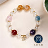Zodiac Multi-Stone Crystal Bracelet — Natural Gemstone Bead Bracelet by Birth Sign