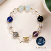 Zodiac Multi-Stone Crystal Bracelet — Natural Gemstone Bead Bracelet by Birth Sign