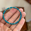 8A High-Blue Magnesite Bracelet - Flat Beads, Clean Finish - 8A High-Blue MagnesiteBuddha Tibet