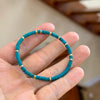 8A High-Blue Magnesite Bracelet - Flat Beads, Clean Finish - 8A High-Blue MagnesiteBuddha Tibet