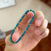 8A High-Blue Magnesite Bracelet - Flat Beads, Clean Finish - 8A High-Blue MagnesiteBuddha Tibet