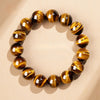 Yellow Tiger Eye Single-Strand Bracelet — Natural Collector-Grade Beads, 5 Sizes