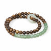 Black Rosewood 108-Bead Mala Bracelet — Natural Wood Prayer Beads in Round, Barrel & Wrap Styles Buddha Tibet
