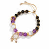 Zodiac Crystal Bracelet — Fresh-Style Natural Stone Bead Bracelet by Birth Sign Buddha Tibet