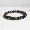 Triple Protection Bracelet — Obsidian, Tiger Eye & Hematite