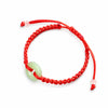 Red String Peace Buckle Bracelet — Hand-Braided Everyday Protection Buddha Tibet