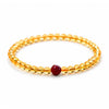 Putuo Mountain Citrine Luck Bracelet — Natural Crystal With Jade & Cinnabar Bead Options Buddha Tibet