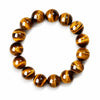 Yellow Tiger Eye Single-Strand Bracelet — Natural Collector-Grade Beads, 5 Sizes Buddha Tibet