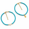 Freshwater Pearl & Clear Quartz Bracelet — Fortune and Clarity on One Strand Buddha Tibet