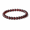Wine Red Garnet Wrap Bracelet — Single or Three-Wrap Choice Buddha Tibet