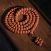 Indonesian Rudraksha 108-Bead Mala — Highland Seed Bracelet & Necklace for Daily Practice Buddha Tibet