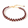 Buddha Tibet Garnet Double Strand Bracelet - Passion & Love Buddha Tibet