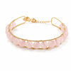 Buddha Tibet 14K Gold-Filled Gemstone Wire Wrap Bracelet Buddha Tibet