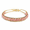 Buddha Tibet 14K Gold-Filled Gemstone Wire Wrap Bracelet Buddha Tibet