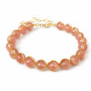 Buddha Tibet 14K Gold-Filled Gemstone Wire Wrap Bracelet Buddha Tibet