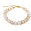 Buddha Tibet 14K Gold-Filled Gemstone Wire Wrap Bracelet Buddha Tibet