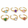 Buddha Tibet Multi Stone Wire Wrap Ring - Choose Your Energy Buddha Tibet
