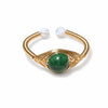 Buddha Tibet Multi Stone Wire Wrap Ring - Choose Your Energy Buddha Tibet