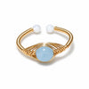 Buddha Tibet Multi Stone Wire Wrap Ring - Choose Your Energy Buddha Tibet